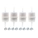 Hipa (Pack of 4 24 050 13-S Fuel Filter 15 Micron for Kohler CH20S - CH25S, CH670S CH730S - CH750S LH640S LH685S LH690S LH750S LH755S, SV720S to SV740S