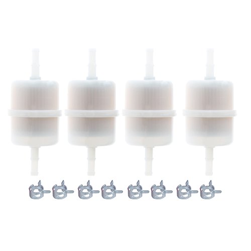 Hipa (Pack of 4 24 050 13-S Fuel Filter 15 Micron for Kohler CH20S - CH25S, CH670S CH730S - CH750S LH640S LH685S LH690S LH750S LH755S, SV720S to SV740S