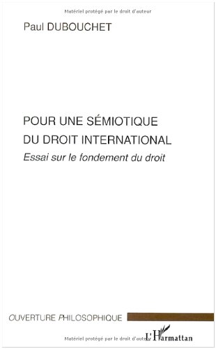 Pour une sémiotique du droit international