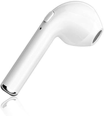 Bluetooth Headset, Wireless Headphone Professional Business Style Earbud Stereo In-Ear Earpiece Earphone With Noise Canceling Microphone for IOS Android Smart Phones (Single right ear)