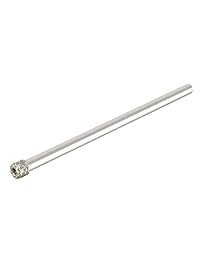 Uxcell 10pcs 1/8" Revestimiento de partículas de diamante punta agujero sierra Broca para vidrio