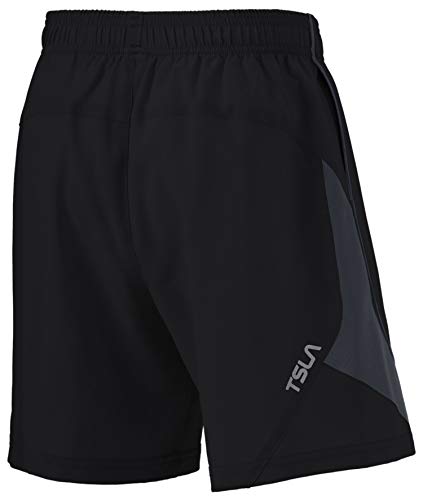 image for TSLA Boy's Active Shorts Sports Performance Youth HyperDri II w Pocket