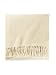 Pendleton Eco-Wise Washable Wool Fringed Throw Blanket, Ivory