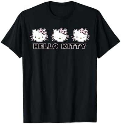 Amazon.com: Hello Kitty Front and Back Logo Tee Shirt T-Shirt