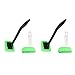 Windshield Cleaner (2 Pack) with 4 Micro Fiber Bonnets, 2 Spray Bottles 8 Piece Set Pivoting Head, Glass Window Cleaner Auto-Home-Office