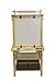 Little Partners Deluxe Learn 'N Play Toddler Easel for Kids, Two-Sided Art Center with Chalkboard, Magnetic Dry Erase Whiteboard, Paper Feed, Storage Bins, Paint Containers (Natural)