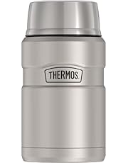 THERMOS Stainless King Vacuum-Insulated Food Jar, 24 Ounce, Matte Steel