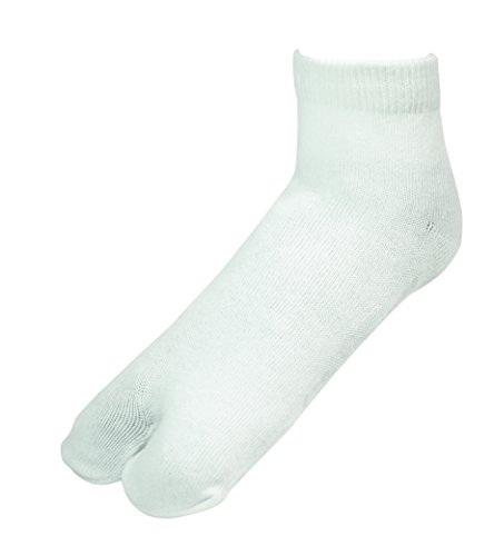 [Marugo] Unisex-Toddler/Kids Tabi Socks for Ninja Shoes Jikatabi, w.Non-slip rubber processing, White, S(13-16cm / 5-9(US)) - Thumbnail 5