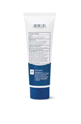 Medline Remedy Essentials Silicone Cream with Zinc Oxide, 4 Oz
