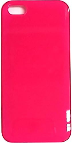 Iphone5 Aqua Hard Glossy Case, Apple Iphone 5, 5s Smartphone Carrying Case, Tined Glassy Mobile Cover with Anti-shock (Hot Pink)
