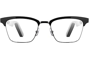 Lucyd Bluetooth Audio Glasses - Smart Glasses w/Blue-Light Protection - Open Ear, Noise Canceling Wireless Mic, Quadrasonic Speaker, Voice Assistants Compatible – Earthbound XL