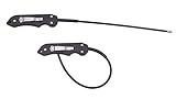 FAST STRIKE Self Defense Whip. Excellent Protection for Runners & Bikers (Black)