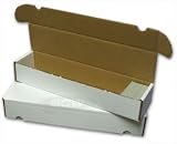 BCW 930 Count- Corrugated Cardboard Storage Box - Baseball, Football, Basketball, Hockey, Nascar, Sportscards, Gaming & Trading Cards Collecting Supplies (2 Boxes)