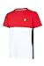 Scuderia Ferrari Formula 1 Men's Red/White/Black 2017 Cut and Sew T-Shirt F1 (Large)