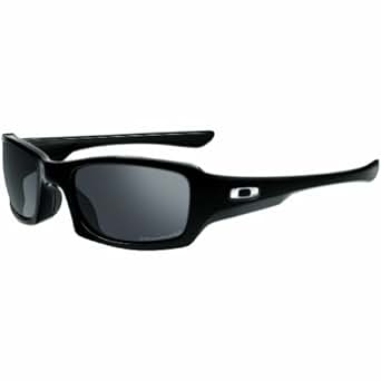 Oakley Fives Squared Sunglasses, Polished Black, Black