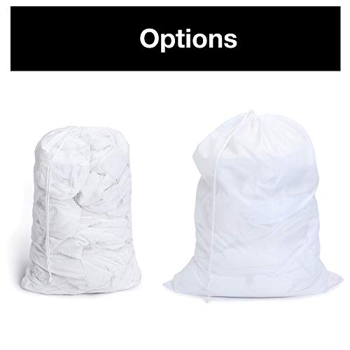 Smart Design Jumbo Laundry Bag with Carry Handle and Push Lock