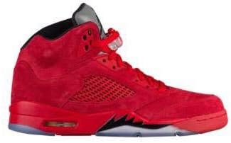 retro 5 suede red