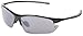 Ironman Men's Finish Line Semi-Rimless Sunglasses, Matte Black Rubberized, 147 mm