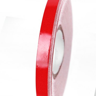 FOLCONROAD Reflective Striping Tape Wheel Rim Stripe for Car Body Motorcycle Wheel Hub Rim Warning Safety -Red