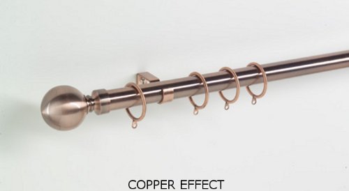 Swish Belgravia 29mm Curtain Pole Set Copper 240cm Amazon Co Uk