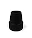 Ez2care Rubber Cane Tip, Fit 5/8 Inch Shaft, Black