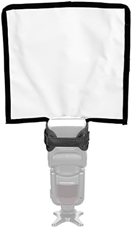 Universal Foldable Speedlight Reflector Snoot Sealed Flash Softbox Diffuser Bender Nikon Canon