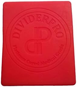 Divider Pro MINI SLAB 3" x 2.5" Medical Grade Silicone Container (Red)