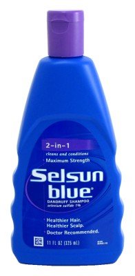Selsun Blue Medicated Dandruff Shampoo/Conditioner 2-in-1 Treatment, 11 Ounce