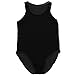 YiZYiF Men's Sheer Soft Jockstrap Leotard Freestyle Wrestling Singlet Bodysuit Black Medium