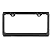 GG Grand General 60439 Matte Black Powder Coated License Plate Frame with 2 Holes