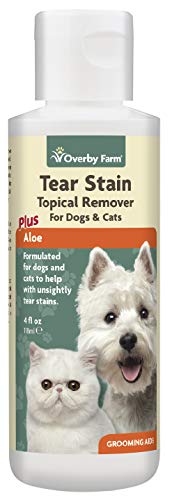 Overby Farm Tear Stain Topical Remover for Cats and Dogs, 118 ml