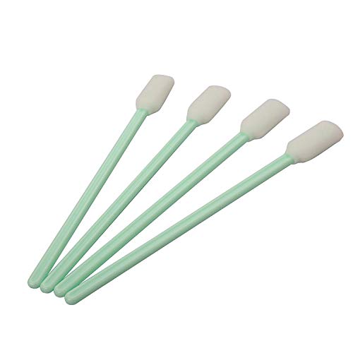 100pc 5” Square Foam Tip Cleaning Swab Sponge Sticks for Printer Inkjet Printhead Optical Equipment Optical Lens