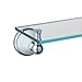 Gatco 5287 Franciscan Glass Shelf, Chrome
