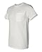 Fruit of the Loom Adult 5 oz. HD Cotton™ Pocket T-Shirt M WHITE
