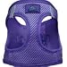 Doggie Design Dog Harness - No Choke Dog Harness, Dog Vest, Mesh Polyester, Pet Harness, Simple Step in and Go Design - Paisley Purple - S