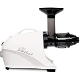 Horizontal Slow Masticating Juicer, White