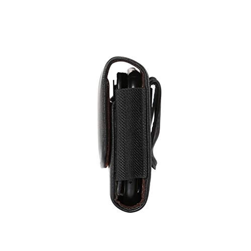 Horizontal PU Leather Belt Clip Holster Pouch Cell Phone Case Holder Card Slots for iPhone XR 8+ 7 Plus/Moto G7 G6 E5 E4 Plus Z3 Z2 Play/BLU Studio Mega/Vivo XL4 / HTC U12+/Sony Xperia XZ2 - Thumbnail 4