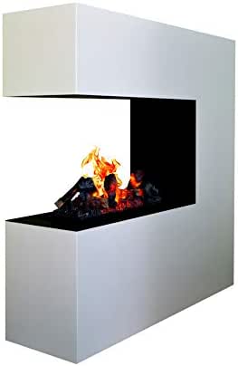 Glow Fire Opti Myst Schiller - Chimenea eléctrica, vapor de agua