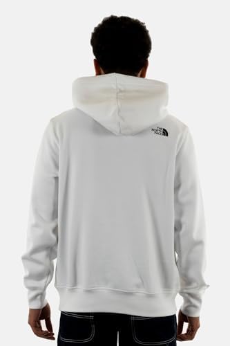 NF0A89EMLA9 M Drew Peak Pullover Hoodie Sweatshirt Herren TNF White/TNF Black Größe XL