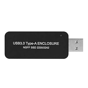 M.2 SATA SSD naar USB 3.0 Externe SSD-lezer Converter Adapterbehuizing met UASP, draagbare USB3.0 naar M.2 NGFF SDD…