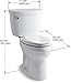 Cimarron Comfort Height® two-piece elongated 1.28 gpf toilet with AquaPiston® flushing technology and left-hand trip lever, seat not included
