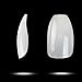 Clear Stiletto Acrylic Fake Nails - ECBASKET Clear Full Cover Stiletto Nail Tips 500Pcs 10 Sizes Long Pointed Nails Clear Claw Nails for DIY Nail Art