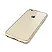 LUVVITT [ClearView] Hybrid Scratch Resistant Back Cover with Shock Absorbing Bumper designed for Apple iPhone 6/6s (4.7) Transparent Gold