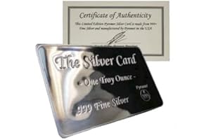 1 Troy oz Pure Silver Bars, Silver oz .999 Pure bar, Precision Minted one Once Silver bar, Mirror Finish Silver Bullion Brill