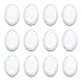 Enenes 30x40mm Glass Cabochons 50PCS Oval Clear Flat Cabochon Tiles for Jewelry Making, Pendants, Crafts, DIY Art