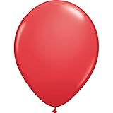 Qualatex 11" Red Latex Balloons (100ct) by Pioneer