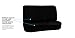 FH GROUP FH-FB050R010 Flat Cloth Universal Bench Seat Covers Black Color- Fit Most Car, Truck, Suv, or Van
