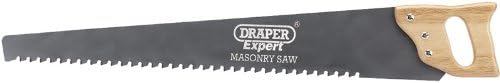 EXPERT 750MM MASONRY SAW - Expert Quality, with tungsten carbide tipped teeth for cutting soft bricks, Thermalite block, etc. High carbon steel non stick coated blade. Hardwood handle is securely fixe