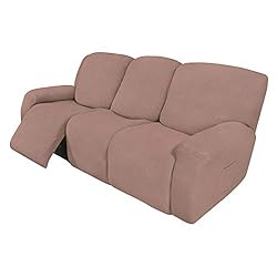 Easy-Going 8 Pieces Recliner Sofa Stretch Sofa