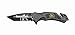 Rogue River Tactical Black Assist Rescue Pocket Knife Special Forces Tanto Blade with Glass Breaker & Seat Belt Cutter Assisted Combat Knives